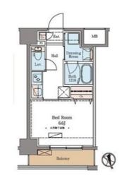 ラグゼナ北千住の間取り画像