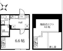 ハーミットクラブハウス大口ⅢA棟の間取り画像
