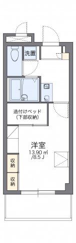 レオパレス小禄當間の間取り画像