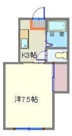 ホワイトキャッスル22番館の間取り画像