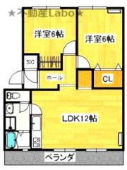 サンライトハイツの間取り画像