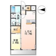 プティスール空港通りの間取り画像