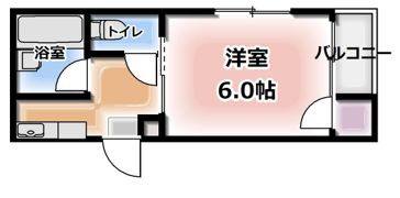 ロータリーマンション藤田町の間取り画像