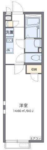 クレイノテラスハウスの間取り画像
