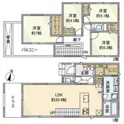 東大泉戸建の間取り画像