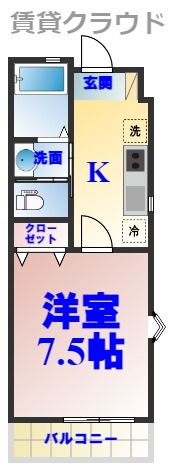 AQUE16の間取り画像