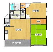 コーポみゆきの間取り画像