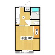 サンライフ西A棟の間取り画像