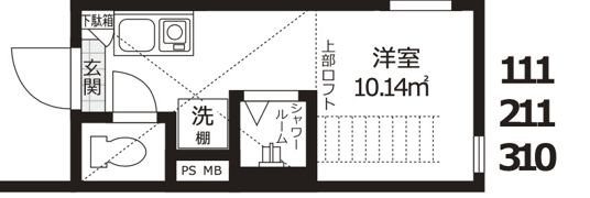 Pont du Gardの間取り画像