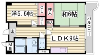 エスポワールダイエイの間取り画像