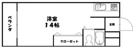 中西ビルの間取り画像