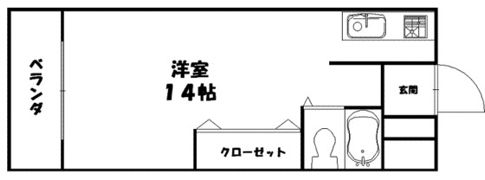 中西ビルの間取り画像
