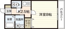 フレンドリートモの間取り画像