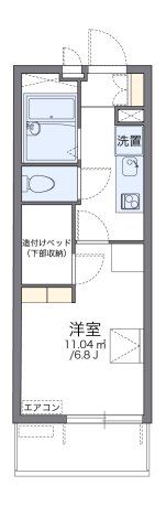 レオパレスフリージアの間取り画像