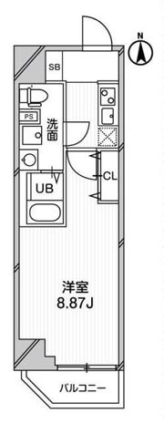 GRAN PASEO高田馬場の間取り画像