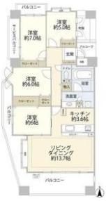 ネオグランデ藤ヶ丘の間取り画像