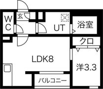 メイクスR道徳公園Ⅲの間取り画像