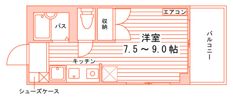 ARTHOUSEギャラリー北方の間取り画像