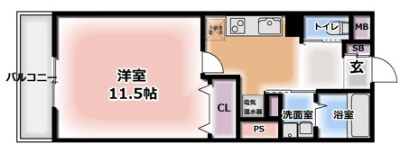 フェリーチェ古川橋の間取り画像