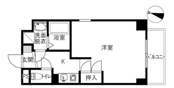 ライフイン369の間取り画像