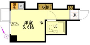 チサンマンション広島の間取り画像
