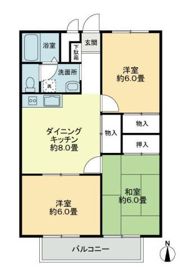 フォブール大高Aの間取り画像