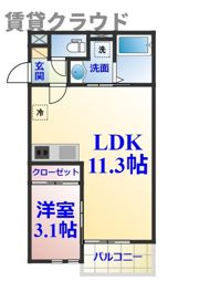 REGALEST白旗の間取り画像