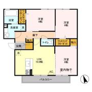 パラシオンの間取り画像