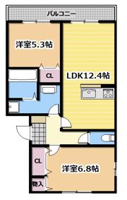 Est Jardin Ⅱの間取り画像