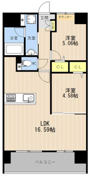 LIBTH菊陽Ⅱの間取り画像