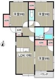 福島ハイツA-2の間取り画像