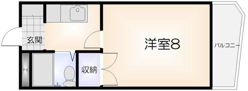 メゾンオレンジ2の間取り画像