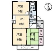 コスモガーデン A棟の間取り画像