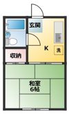 あかねコーポの間取り画像