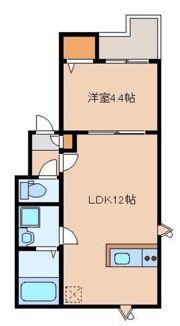 エル リリオ警固の間取り画像