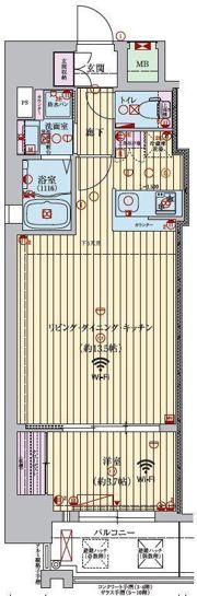 ファーストフィオーレ本町イーストⅡの間取り画像
