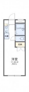 レオパレスシャルマン北越谷Ⅱの間取り画像