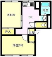 シティハイムシタラA・B棟の間取り画像