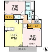 グランシャリオAの間取り画像