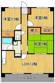アブニール篠崎第二ビルの間取り画像