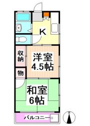 東湖ハイムの間取り画像