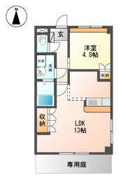 エバーハイツの間取り画像