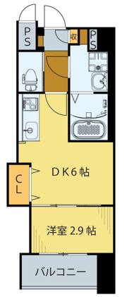 シェルグランデ原町の間取り画像