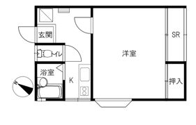 メローハイツの間取り画像