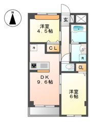 グランベル・Ⅲの間取り画像