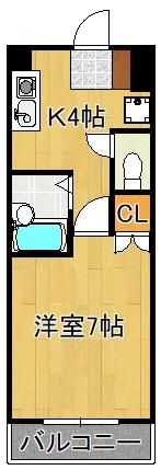 吉相のマンション秀和の間取り画像