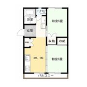 西町コーポの間取り画像