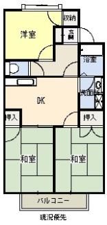 城西第3ハイツの間取り画像