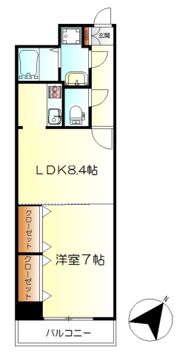 グランディールノブハラの間取り画像