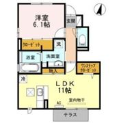セジュール ハナの間取り画像